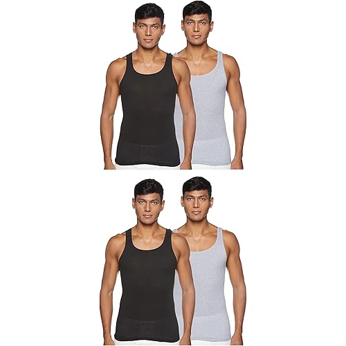 Hanes Men's ComfortSoft Moisture Wicking Tagless Tank Undershirts – Multipack