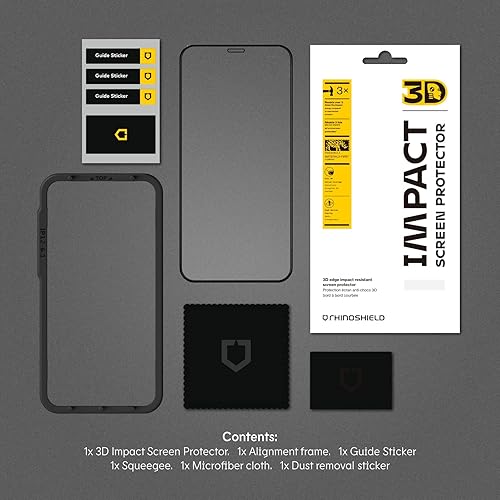 RhinoShield 3D Impact Transparent Screen Protector Compatible with
