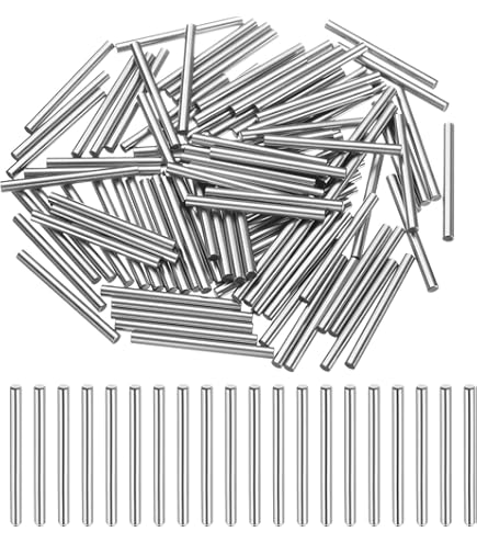 50 PCS M3x20mm Dowel Pins, 304 Stainless Steel, Shelf Support Pegs