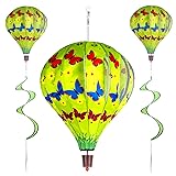 2Pack Hot Air Balloon Wind Spinner Garden Windmills