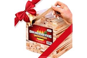 Zorestar Kindling Wood fire Starter Sticks 200-300 pc - 100% Eco-Friendly Kiln Dried Firewood Fire Starters for Fireplace, Campfire, BBQ, Wood Stoves, Camping Natural Firestarters Better Than Fatwood