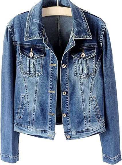 jaqueta jeans bomber