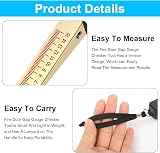 AOROPS Door Gap Measuring Tool 1-15mm Feeler Gauge 0.2mm Ruler view 3