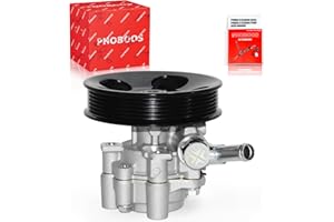 PHOBOOS Power Steering Pump Compatible with Toyota 4Runner 2003-2009, Lexus GX470 2003-2009, V8 4.7L, with Pulley & Outlet, Smooth Steering, Low Noise, High Durability, Ref. 21-5371