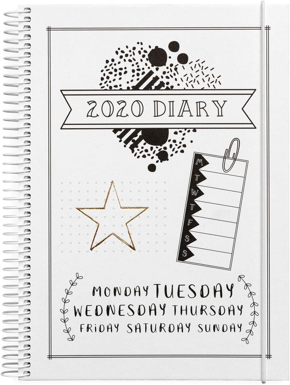 Doodle III Creative Planner 2020 | Weekly Planner | 120g Paper | for The Creative Type | 9 December 2019-3 January 2021