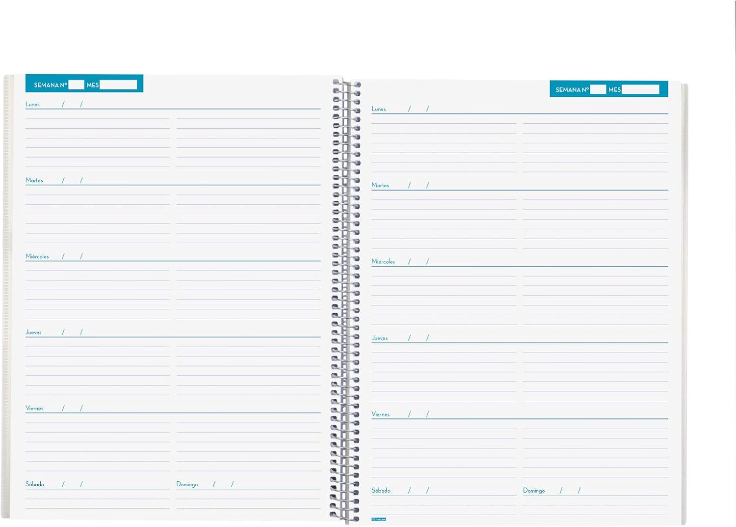 Finocam - Teacher's Notebook Week Undated Page, weiß, Grande - Image 4