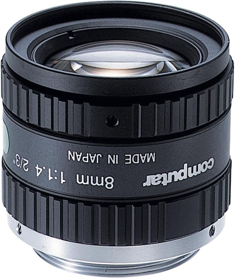 Computar M0814-MP 0.66-Inch Megapixel 8mm Fixed Focal Length F1.4 Manual Iris