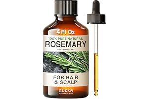 Kukka Rosemary Oil for Hair - 100% Natural Rosemary Hair Oil - Rosemary Essential Oils for Skin, Diffuser & Aromatherapy - So
