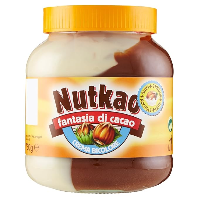 title=Nutkao Fantasia di Cacao, Crema Bicolore- 750 gr