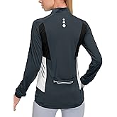 Little Donkey Andy Women's Half Zip Cycling Jerseys Long Sleeve Bike Shirts Running Hiking