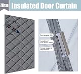 ZHhan Magnetic Thermal Insulated Door Curtain Waterproof Cotton Windproof view 3