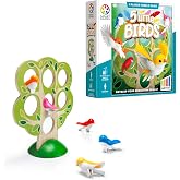 SmartGames 5 Little Birds &mdash; Wooden Deduction Logic Puzzle, Ages 5 - Adult | Clip 5 birds to the tree using logic clues &mdash; 60 challenges, 5 levels to Wizard.
