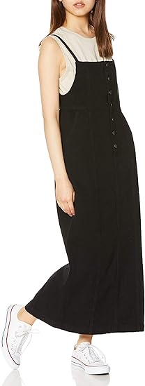 Amazon エヌナチュラルビューティーベーシック ジーンズ デニムサロペットワンピース レディース ブラック 日本 M 日本サイズm相当 ジーンズ 通販