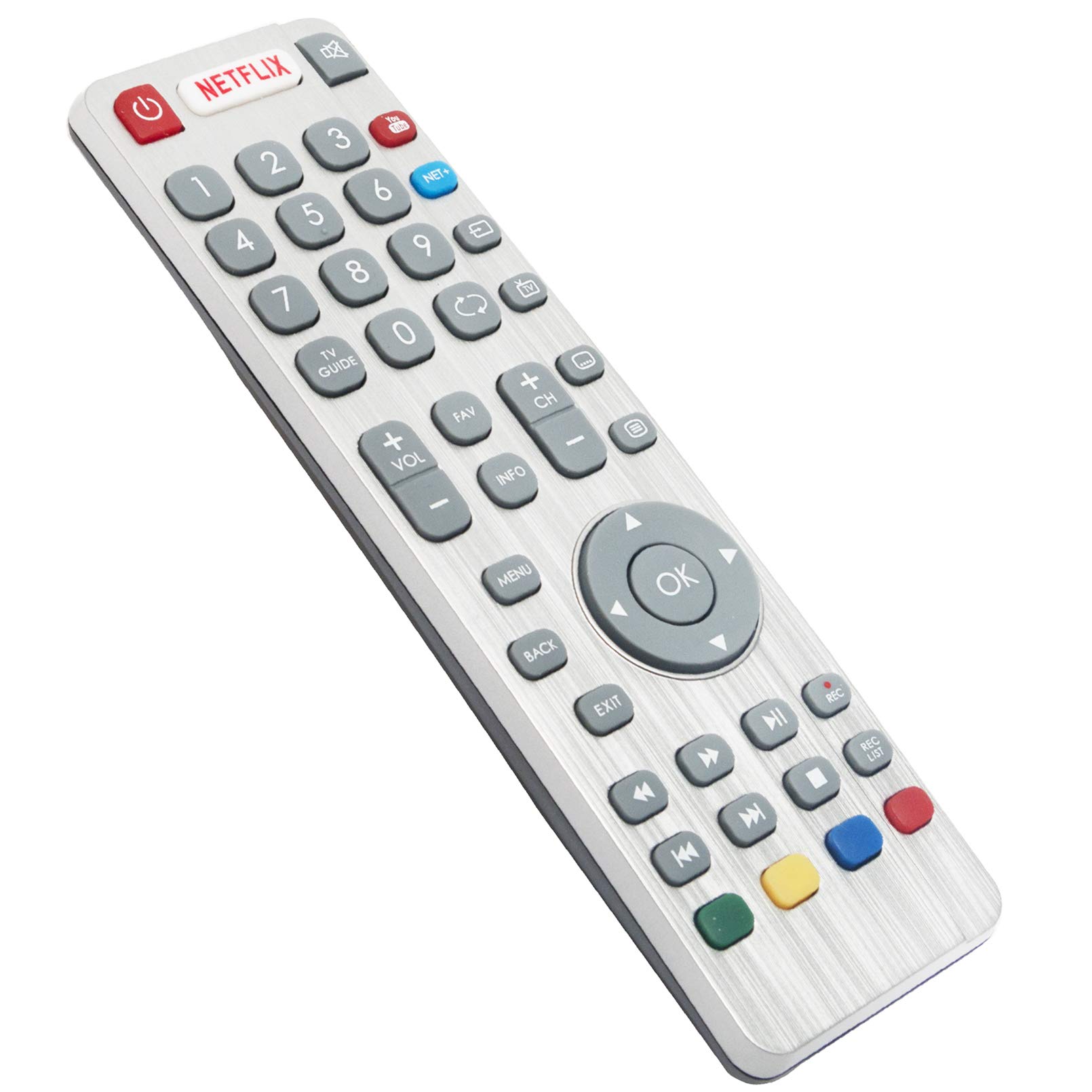 ALLIMITY Remote Control Replace Fit for 3D TV LC-43UI8652E LC-43UI8872ES LC-49UI8652E LC-49UI8872ES LC-55UI8652E LC-55UI8872ES