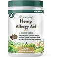 NaturVet Hemp Allergy Aid Supplement for Dogs, Hemp Seed, Antioxidants, Omegas, Dha & Epa for Healthy Skin & Respiratory Health, 120 Count