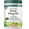 NaturVet Hemp Allergy Aid Supplement for Dogs, Hemp Seed, Antioxidants, Omegas, Dha & Epa for Healthy Skin & Respiratory Heal