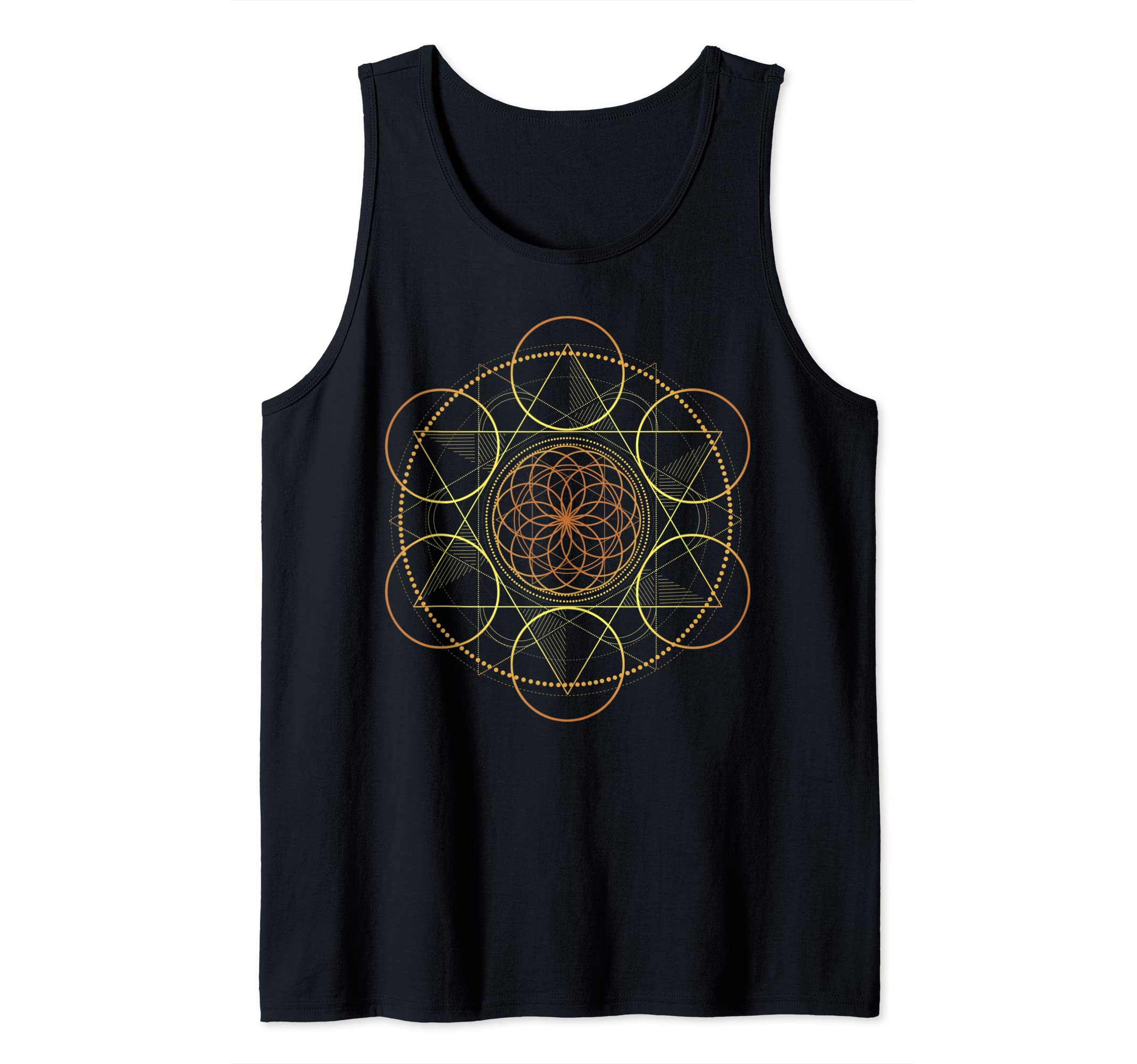 Photo 1 of Prana Art Yoga Mandala Sacred Energy Geometry Meditation Tank Top