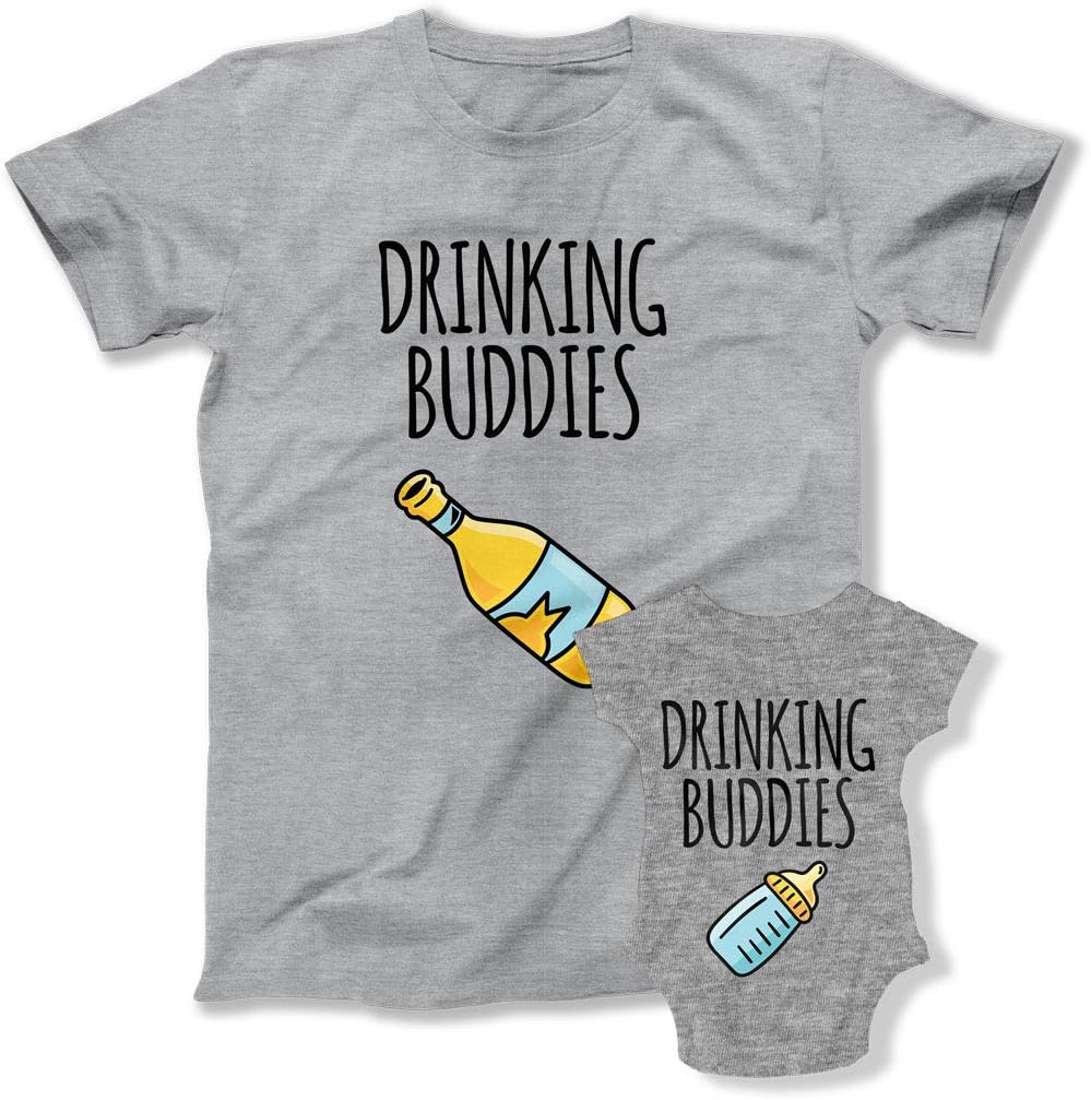 Drinking Buddies Matching Father and Son Tshirt Gift Matching Family Pajamas Shirts TEP-1921-1928