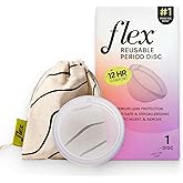 Flex Reusable Disc | Reusable Menstrual Disc | Tampon, Pad, and Cup Alternative | Capacity of 6 Super Tampons | Lasts up to 1