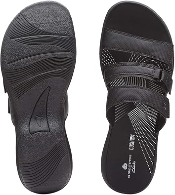 clarks women's brinkley coast slide sandal