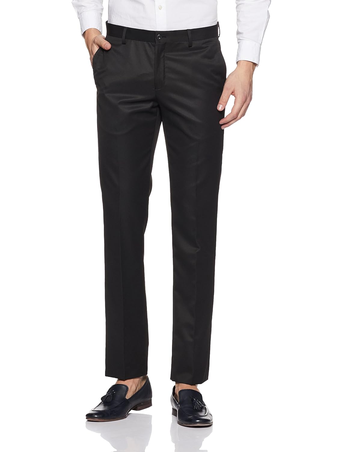 blackberrys men's slim fit formal trousers