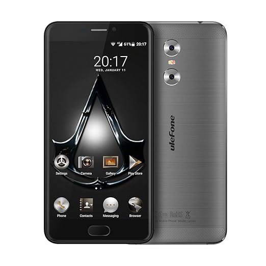 title=Haehne Ulefone Gemini, 5,5" HD 4G Smartphone, Android 6.0 3GB+32GB, 5MP+13MP