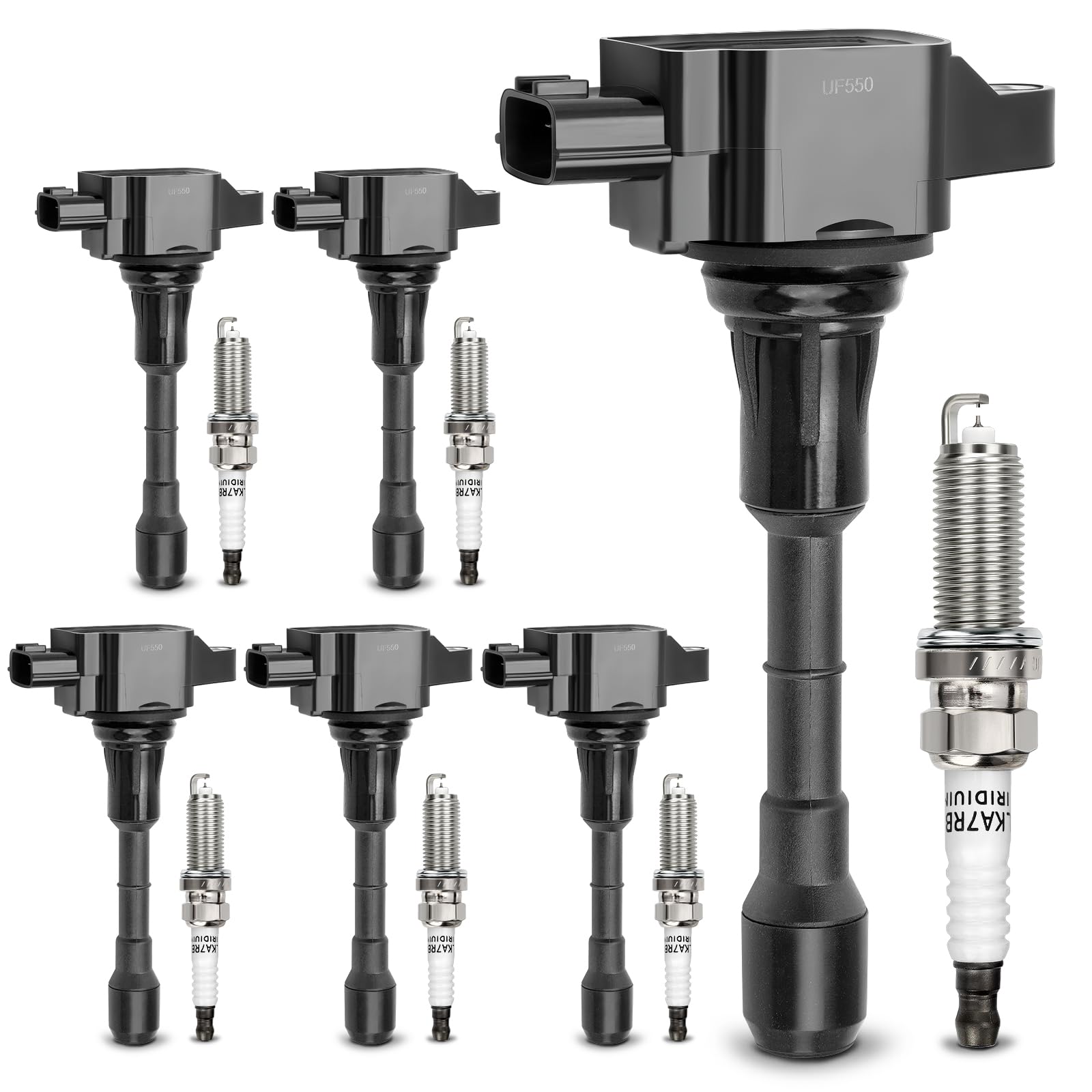 UF550 Ignition Coil & 1406 Double Iridium Spark
