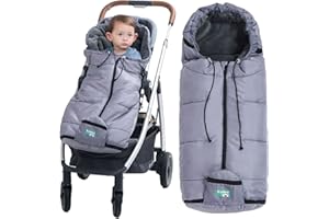 Yobee Toddler Stroller Bunting Bag,Durable and Warm Insulation Materials Baby Footmuff for Stroller, Adjustable Winter Stroller Blanket, Cold Weather Baby Swaddle