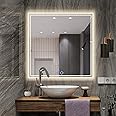 Amazon.com: ZELIEVE 36"x 36" LED Bathroom Mirror,Led Mirror for Bathroom,Bathroom Mirror with ...