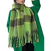 Wander Agio Winter Women Warm Scarf Long Shawl Large Scarves Cold Weather Thick Blanket Scarfs Colorful Plaid
