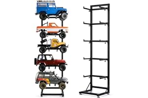 FAIR RC RC Car Stand Durable Display Stand RC Shelf for RC Cars Crawler Trucks Workstation Storage Rack for 1/6 1/10 1/12 1/24 1/18 FCX10 FCX24 FCX18 SCX24 SCX18 SCX10 Scale Cars Trucks
