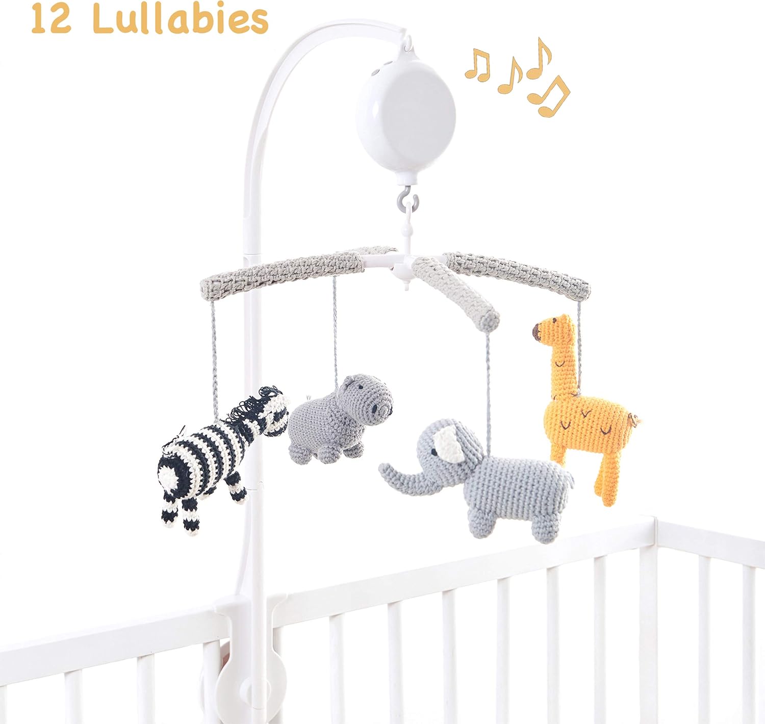 Amazon Joliecraft モビール 森林動物音楽回転子供用ベッドメリーハンドメイドベビーベッド飾り ベッドメリー モビール ベビー マタニティ 通販