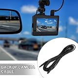 X AUTOHAUX 2x 4 Pin 13.12ft 400cm Car Backup Dash Camera Extension Cable Cord view 3