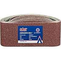 SALI 10 PCS Sanding Belts 4 x 24 Inch,Belt Sander Belts 40 Grits,for Sanding Wood,Polishing Metal and Furniture