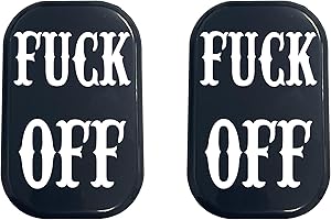 Kustom Cycle Parts Fuck Off Antenna Hole Plug. Fits 2006 to 2023+ Harley Touring. Road Glide Street Glide Road King