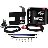 UTV Stereo 12V Sealed AGM Dual Battery Kit for Can-Am Maverick X3 | 270 CA, 18AH | Add a Second Auxiliary Battery | SXS Powersports Non-Spillable, Maintenance-Free | Ships 100% Charged