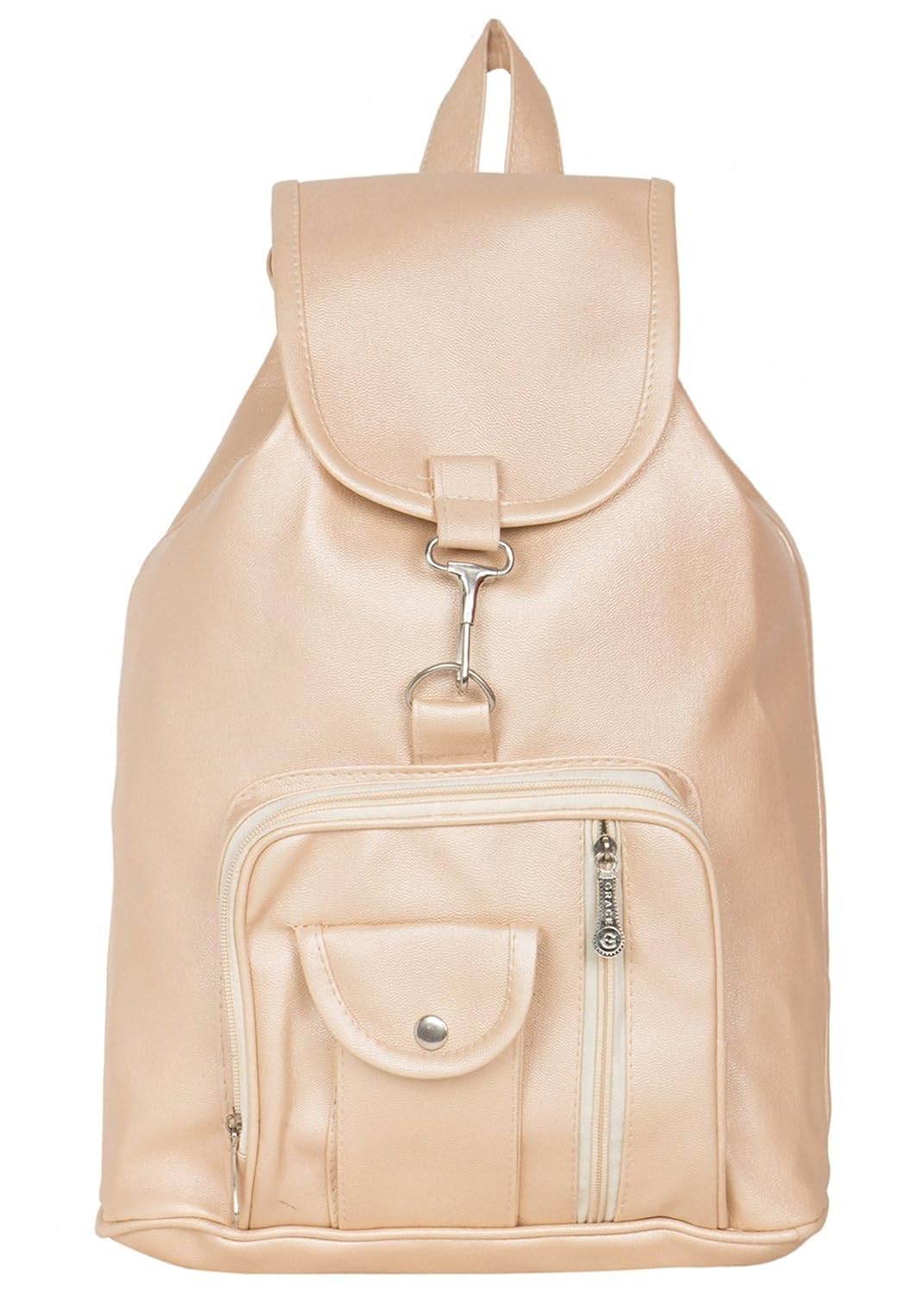 alice stylish school backpack handbag for girls (cream,bkp 1)