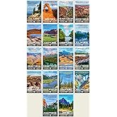 National Park Posters - Postcards featuring Original Works by Robert B. Decker (Series A)