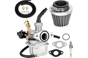 YOXUFA PZ19 19mm Carburetor Carb Cable Choke for Sunl Roketa TaoTao Kazuma Loncin Kayo Fox Kandi Baja SSR 50 70 90 110 125cc ATV Quad 4 Wheeler Pit Dirt Bike Go Kart Cart Moped Parts