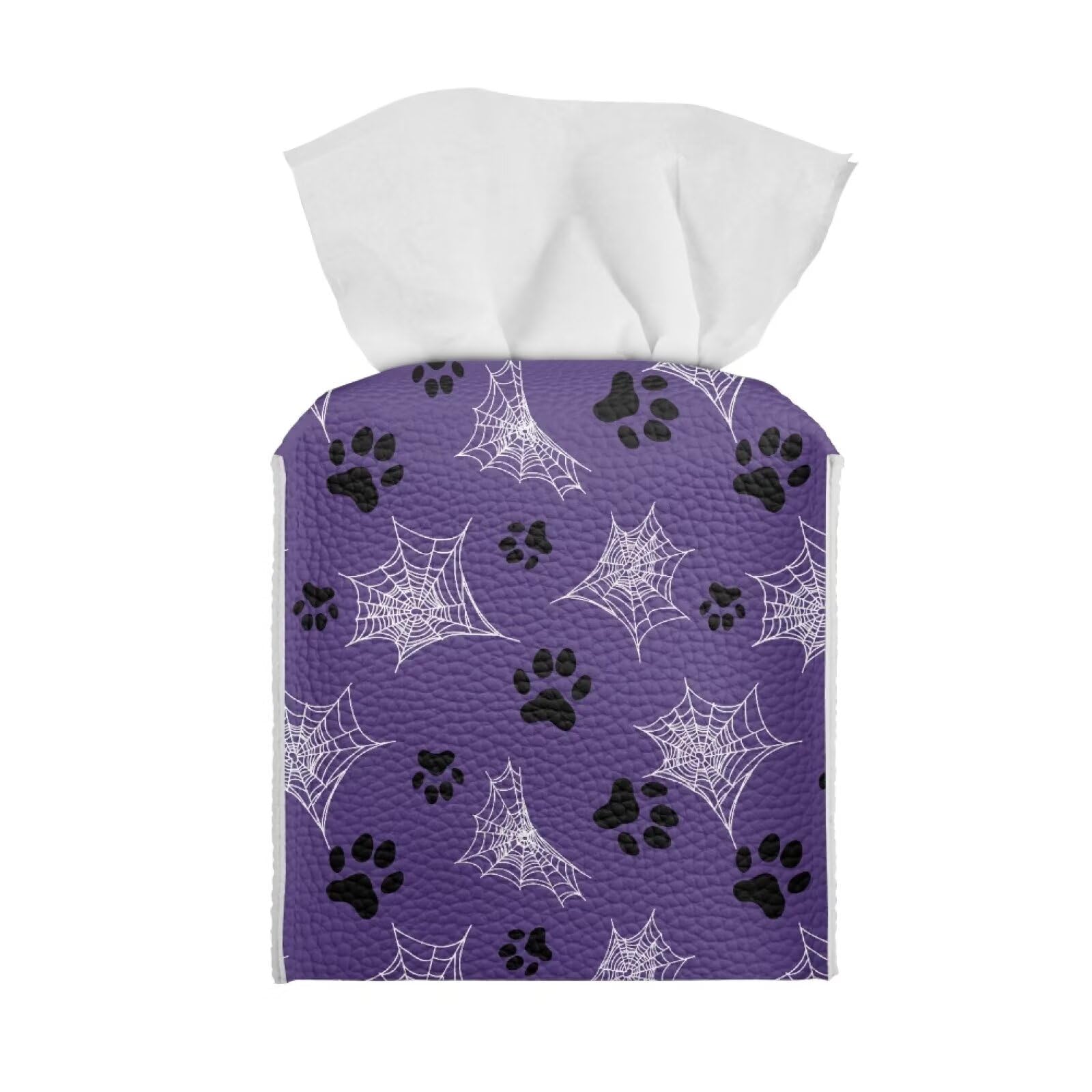 Talayituse Spider Web Print Tissue Box Cover Dog