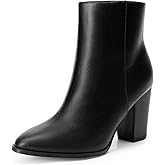 DREAM PAIRS Women's Ankle Boots Chunky Block Heel Booties