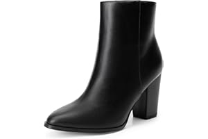 DREAM PAIRS Women's Ankle Boots Chunky Block Heel Booties