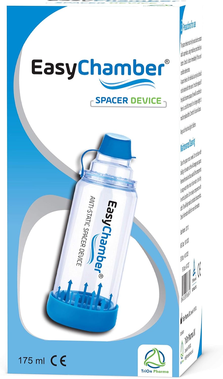 EasyChamber AntiStatic Spacer Device, Inhaler Chamber, use with