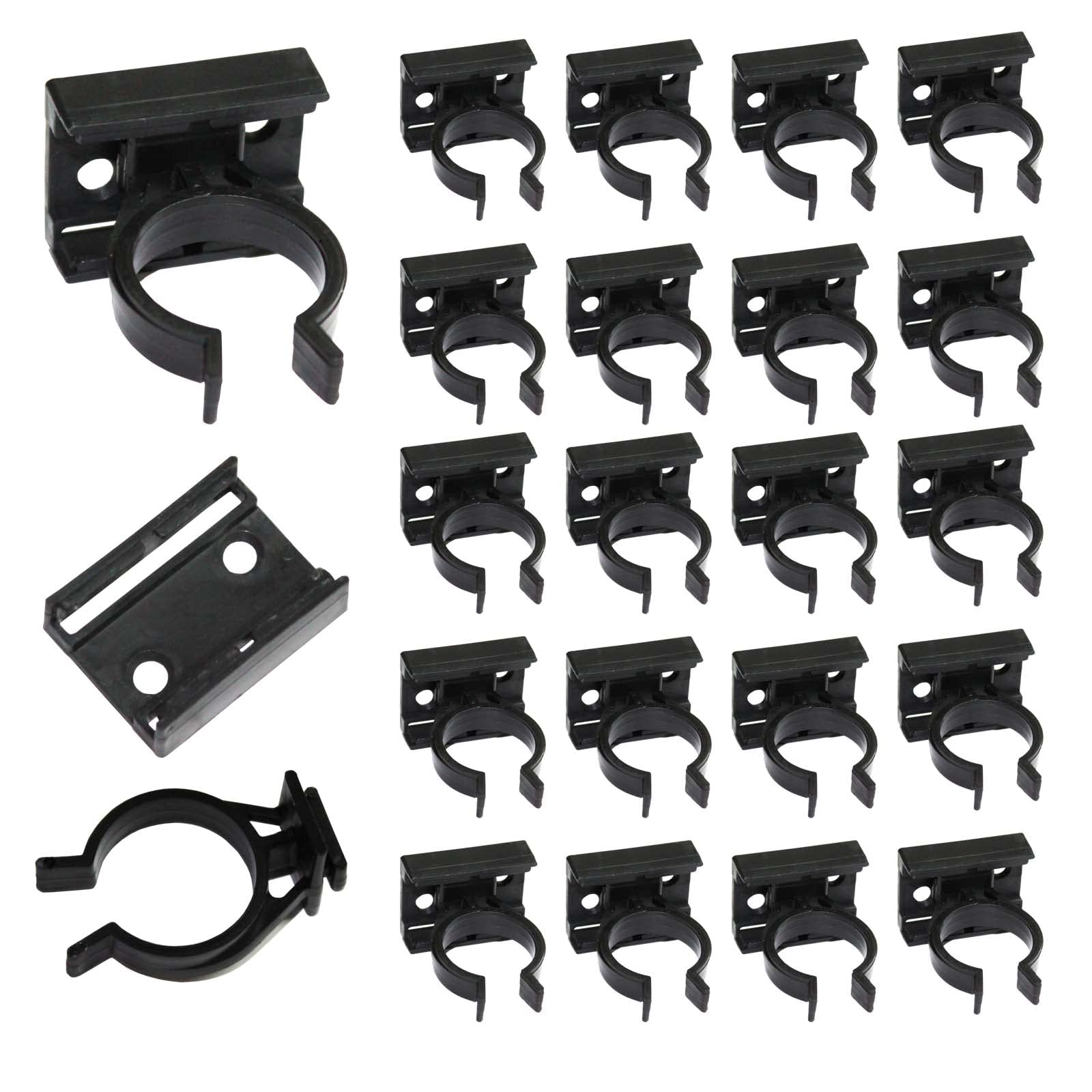 OMIdeas 20 x Kitchen Skirting Board Fixings with Bracket