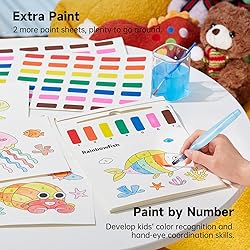 Shuttle Art Paint with Water Coloring Book for
