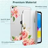 TiMOVO iPad Case A16 11th Gen 2025 / 10th Gen 2022 10.9 inch, Rose Blooming view 3