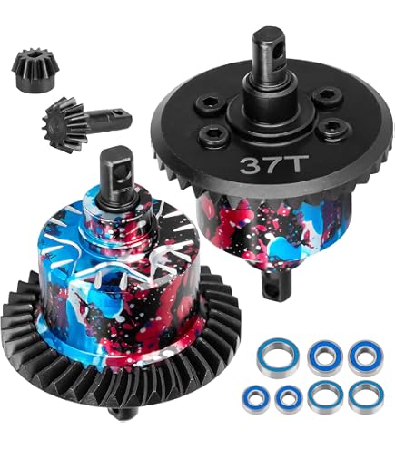 thumbnail image 2 of Cobra Racing Blue Aluminum Front/Rear Differential W/ Bearings For Traxxas Slash, Rustler, Stampede 4x4 2 of 6