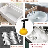Cuzlarmul Sink Plunger Short Handle Unclogging Tool Kitchen Shower Bathroom view 5