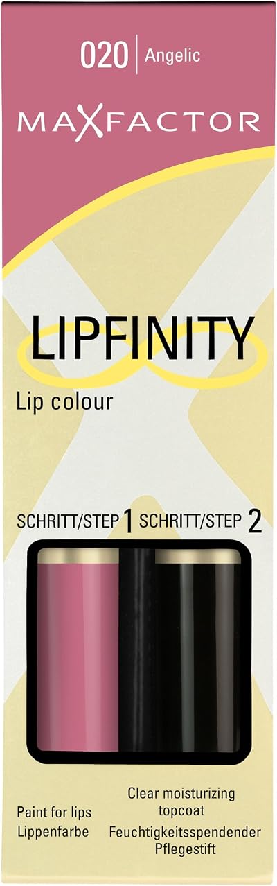 Max Factor Lipfinity Lipstick Angelic 20 Long Lasting Matte Liquid Lip Colour