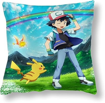 Amazon ポケモン 抱き枕ケース枕ケース装飾クッションカバー正方形装飾枕ケースオフィスチェア装飾枕ケース装飾枕ケース 40 40cm 枕カバー ピローケース オンライン通販